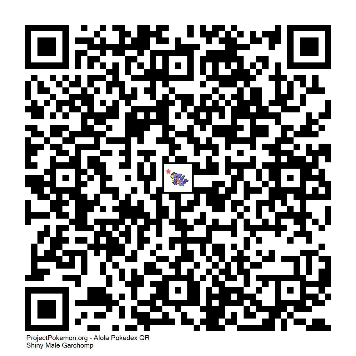 Cdigo QR de Garchomp variocolor